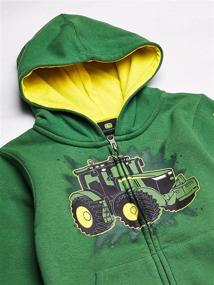 img 3 attached to 🚜 John Deere Boys' Clothing | Little Fleece Tractor Apparel