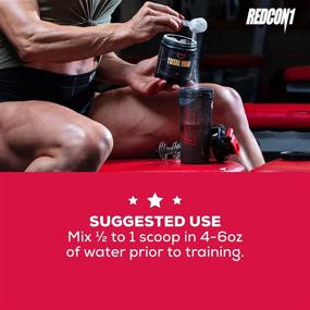 img 1 attached to 🔥 Unleash Your Full Potential with Redcon1 Total War Preworkout Powder - Strawberry Kiwi: Enhanced Energy, Laserlike Focus, and Unmatched Endurance - 30 Servings