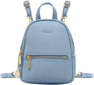 aeeque backpack leather crossbody shoulder women's handbags & wallets for fashion backpacks logo