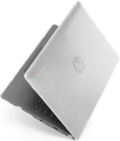 img 4 attached to 📦 mCover Hard Shell Case for 2020 11.6-inch HP Chromebook 11a-NAxxxx Series – Clear, HP-C11a-NA Exclusively