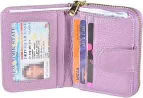 img 2 attached to 👛 Women's Beurlike RFID Leather Credit Card Holder: Secure Wallet Organizer Case for Enhanced Protection