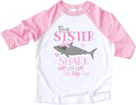 sister little matching shirts sleeve logo