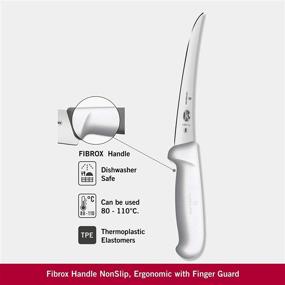 img 2 attached to 6-Inch Semi-Stiff Blade Victorinox Swiss Army Fibrox Pro Curved Boning Knife for Cutlery