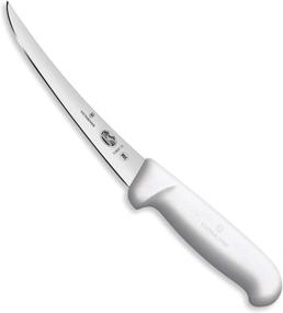 img 4 attached to 6-Inch Semi-Stiff Blade Victorinox Swiss Army Fibrox Pro Curved Boning Knife for Cutlery