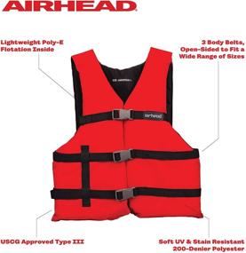 img 2 attached to 🏊 Airhead Adult General Purpose Life Vest in a Variety of Colors