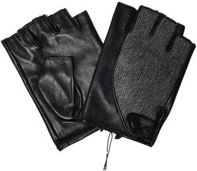 img 4 attached to 🧤 Premium Quality Perforated Sheepskin Genuine Leather Driving Gloves & Mittens for Men: Finest Men's Accessories