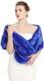 img 4 attached to 👰 Elegant Winter Wedding Shawl: Must-Have Bridal Accessory for Women