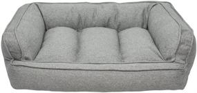 img 3 attached to 🐾 Arlee Memory Foam Sofa Style Pet Bed - Small/Medium Size, Walnut Tan - 59-40260DRZ