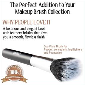 img 2 attached to Duo Fiber Stippling Brush By Keshima: The Ultimate Premium Stipple Brush for Flawless Makeup Application