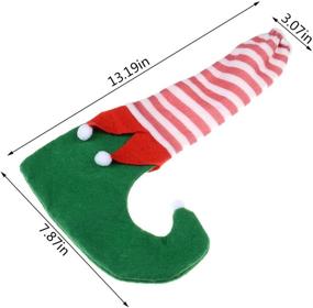 img 2 attached to WarmShine 4-Pack Christmas Table Leg Covers Socks Chair Caps, 13.5-inch - Christmas Chair Socks/Table Chair Leg Covers for Enhanced Festive Decoration