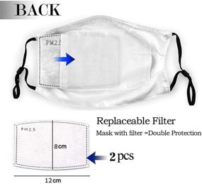 img 2 attached to Handsome Reusable Washable Filters Balaclava Occupational Health & Safety Products