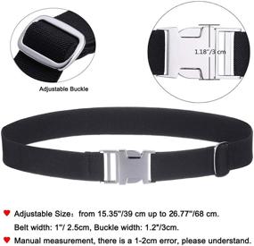 img 2 attached to Kids Boys' Accessories: Adjustable Stretch Belt for Boys Enhances Comfort and Style