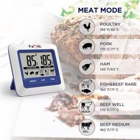 img 1 attached to 🥩 Famili Digital Meat Thermometer: Accurate and Convenient Temperature Monitoring for Perfectly Cooked Meat