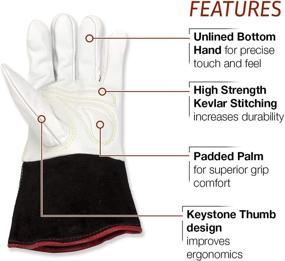 img 2 attached to Lincoln Electric K2983 M Premium Dexterity Gloves