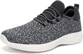 img 4 attached to 👟 Luffymomo Women's Lightweight Fashion Sneakers: Slip-on Athletic Shoes for Running, Walking, Sports, and Gym