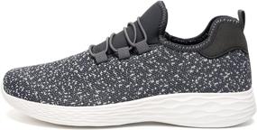 img 3 attached to 👟 Luffymomo Women's Lightweight Fashion Sneakers: Slip-on Athletic Shoes for Running, Walking, Sports, and Gym