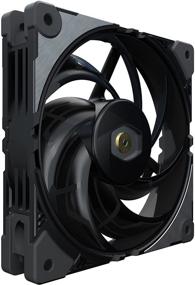 img 4 attached to 🌬️ Кулер Cooler Master SF120M премиум-вентилятор с квадратной рамкой, управлением через PWM, перекрещенными лопастями вентилятора, промышленным материалом, антивибрационным двигателем для компьютерного корпуса, процессорного воздушного охлаждения и жидкостного радиатора.