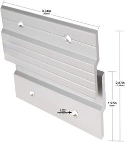 img 3 attached to Efficient French Cleat Picture Hanger Kit for Securely Mounting Mirrors, Panels, Shelves, Headboards, and More - 5 Pairs