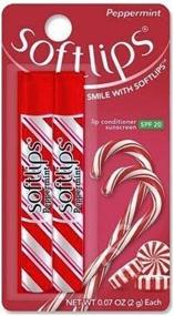 img 1 attached to 👄 Softlips Lip Balm with SPF 20 Sunscreen, Peppermint Flavor – 2 Sticks for Ultimate Lip Protection