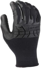 img 3 attached to 🧤 Carhartt C Grip Knuckler Glove: Premium Black Men's Accessory for Gloves & Mittens