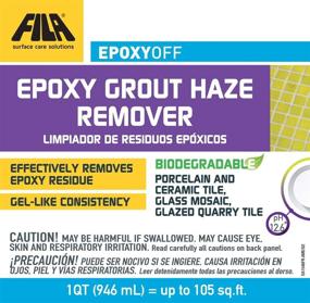 img 3 attached to 🧼 FILA EPOXYOFF: Effective Epoxy Grout Haze Remover for Vertical Surfaces | 1 QT