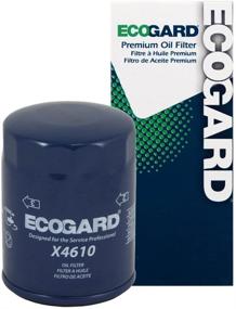 img 2 attached to ECOGARD X4610 Премиум струйный масляный фильтр двигателя: 🔍 Подходит для моделей Acura MDX, RDX, TSX и TL (2003-2020)