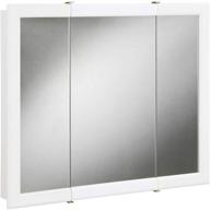 🪞 concord mirrored medicine cabinet [model: 531434], white, size 30"x30 logo