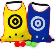 🎯 6-piece boley dart game set with vests and balls - fun dodgeball set for kids - perfect for summer outdoor activities in yard, camping, and backyard логотип