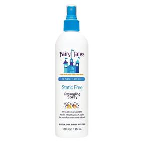 img 4 attached to 🧚 Fairy Tales Tangle Tamer: Static-Free Detangling Spray for Kids - Paraben, Sulfate, Gluten & Nut Free - 12 oz