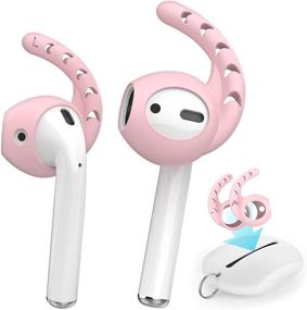 img 4 attached to AhaStyle Насадки на ушные крючки для AirPods, силиконовые аксессуары, совместимые с наушниками Apple AirPods и EarPods (розовые)