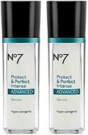 💪 powerful duo: boots no7 protect & perfect intense advanced anti aging serum bottle - 1oz (double pack) logo