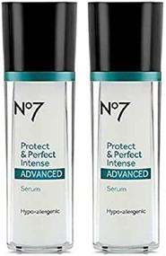 img 2 attached to 💪 Powerful Duo: Boots No7 Protect & Perfect Intense Advanced Anti Aging Serum Bottle - 1oz (Double Pack)