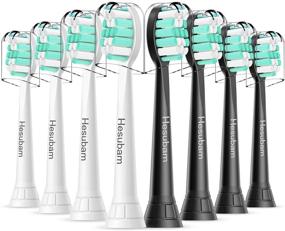 img 4 attached to 🦷 Hesubam Replacement Toothbrush Heads for Sonicare ProtectiveClean 4100 5100 HX9023/65 HX9033/65 C2 G3, 8 Pack: High Quality Oral Care Accessories