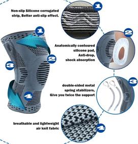 img 2 attached to Compression Patella Stabilizers Meniscus Arthritis