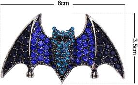 img 3 attached to Halloween Bat Brooch Pins - BinaryABC Demon Brooch, Ideal Halloween Party Favors, Decorations, and Supplies
