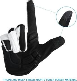 img 2 attached to 🚴 INBIKE 5mm Gel Padded Men's Cycling Gloves: Breathable &amp; Durable for Superior Performance