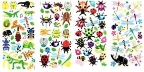 img 3 attached to 🐛 ALIMITOPIA Foam Craft Stickers: Insect World Decorative Paster Decals for Kids' Scrapbooking or Card Making (4 Sheets, Approx. 100pcs) - Style 1#