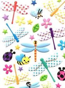 img 1 attached to 🐛 ALIMITOPIA Foam Craft Stickers: Insect World Decorative Paster Decals for Kids' Scrapbooking or Card Making (4 Sheets, Approx. 100pcs) - Style 1#