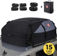 🧳 housewives 15 cubic ft car roof bag: waterproof rooftop cargo storage for traveling with racks, cars, vans, suvs logo