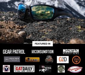 img 2 attached to 🕶️ Ultimate Protection: STNGR Ridge Unbreakable Sport Sunglasses - Unleash Your Inner Beast