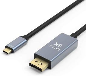img 4 attached to 🔌 ELUTENG USB C to Displayport Cable: Ultimate Connectivity for MacBook Pro, Laptop, Projector, TV, PC - 8K 60Hz, 4K 144Hz, Thunderbolt 3 Compatible!