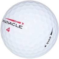 🏌️ pinnacle mint white golf balls, pack of 36 - recycled and eco-friendly logo