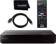 📀 sony bdp-s6700 blu ray dvd player: 4k-upscaling, 3d vcr, wifi, netflix, amazon video streaming + remote control & hdmi cable logo