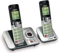 📞 vtech cs6529-2 dect 6.0 phone answering system - caller id/call waiting - 2 cordless handsets - silver/black logo