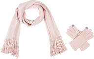 bruceriver women's cashmere touchscreen accessories: stylish scarves & wraps logo