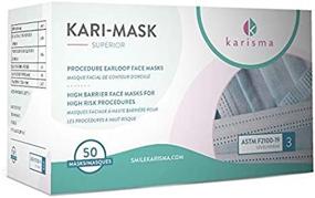 img 3 attached to 😷 Enhanced Protection and Comfort: Karisma Masks Level ASTM Box