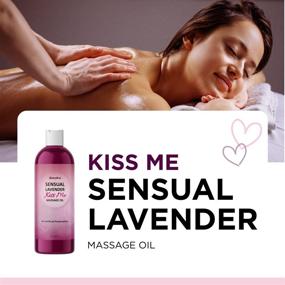 img 1 attached to Luscious Lavender Massage Oil: Experience Sensual Bliss & Skin Nourishment - Unleash Relaxation with Couples Massage and Natural Aromatherapy Oils