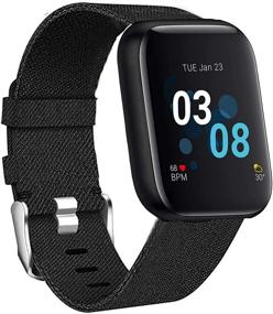 img 2 attached to Compatible Lamshaw Breathable Replacement Smartwatch