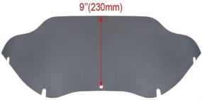 img 3 attached to Amazicha Windshield Windscreen Compatible 1998 2013 Motorcycle & Powersports
