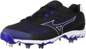img 4 attached to Mizuno 9 Spike Dominant Baseball Charcoal Men's Shoes for Athletic